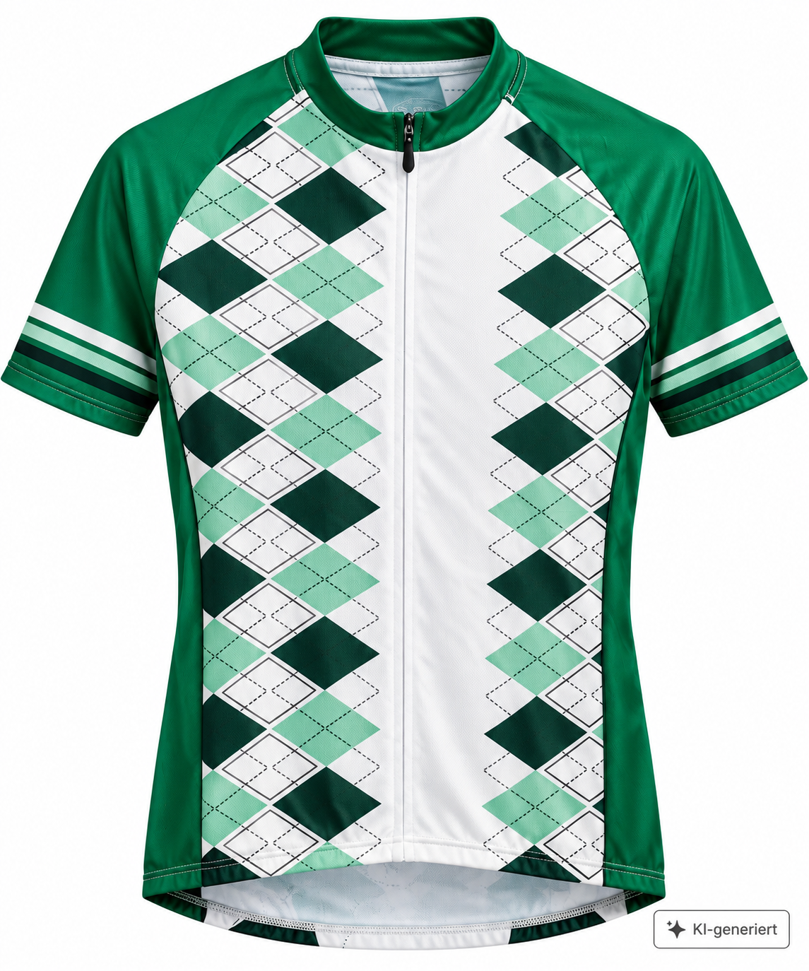 SUGOI Damen Radtrikot Grün Weiß Rauten Kurzarm Fahrrad Trikot Neu Etikett Z