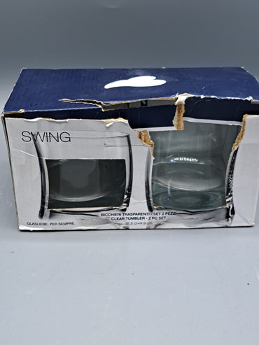 Leonardo Gläser | SWING | 2er Set | 35,5 cl | 9 cm Hoch | Transparent / Klar
