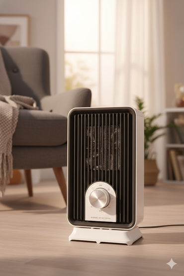 Keramikheizlüfter 2in1 Ventilator & Heizung mit 2 Heizstufen Kompakt