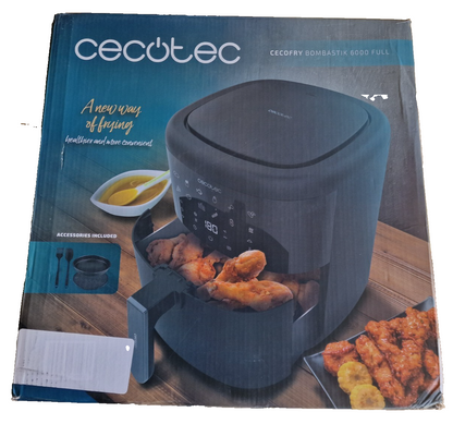 Cecotec Cecfry Bombastik 6000 Full, Beschreibung beachten.