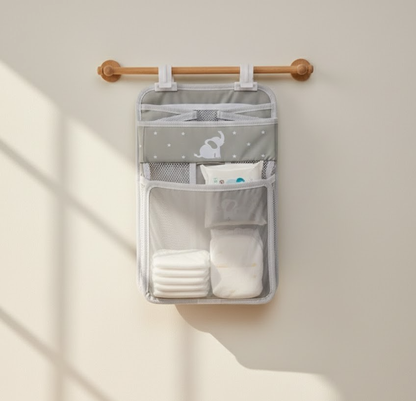 Hängender Windel-Organizer Baby Cradle Star 43x23x23 cm Kinderzimmer