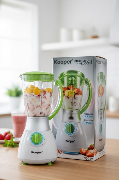 Kooper Standmixer 350W 1,8L 4 Stufen Küchenmixer Blender Mixer
