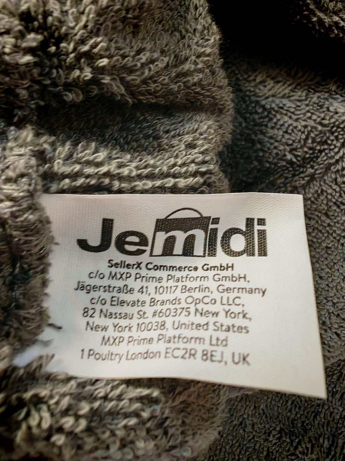 JEMIDI Saunakilt Damen Baumwolle Saunatuch Handtuchkleid mit Tasche