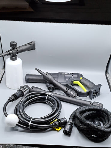 BARICUS 18V Druckreiniger mobil 24,5bar 5-fach Multidüse Akku Hochdruck