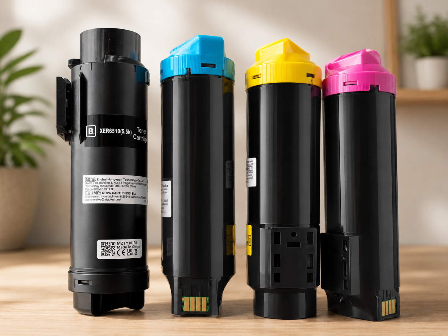 INK4U Toner 4er Set für Xerox Phaser 6510 WorkCentre 6515 Schwarz CMYK C6
