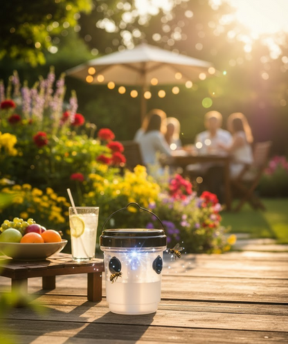 Benson Outdoor Mücken Wespenfalle Solar Insektenfalle Garten Camping