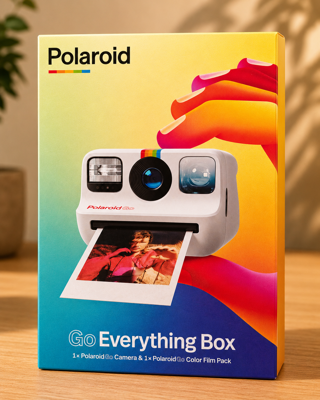 Polaroid Go Everything Box Sofortbildkamera Weiß Kamera Starter Set o. Film A6