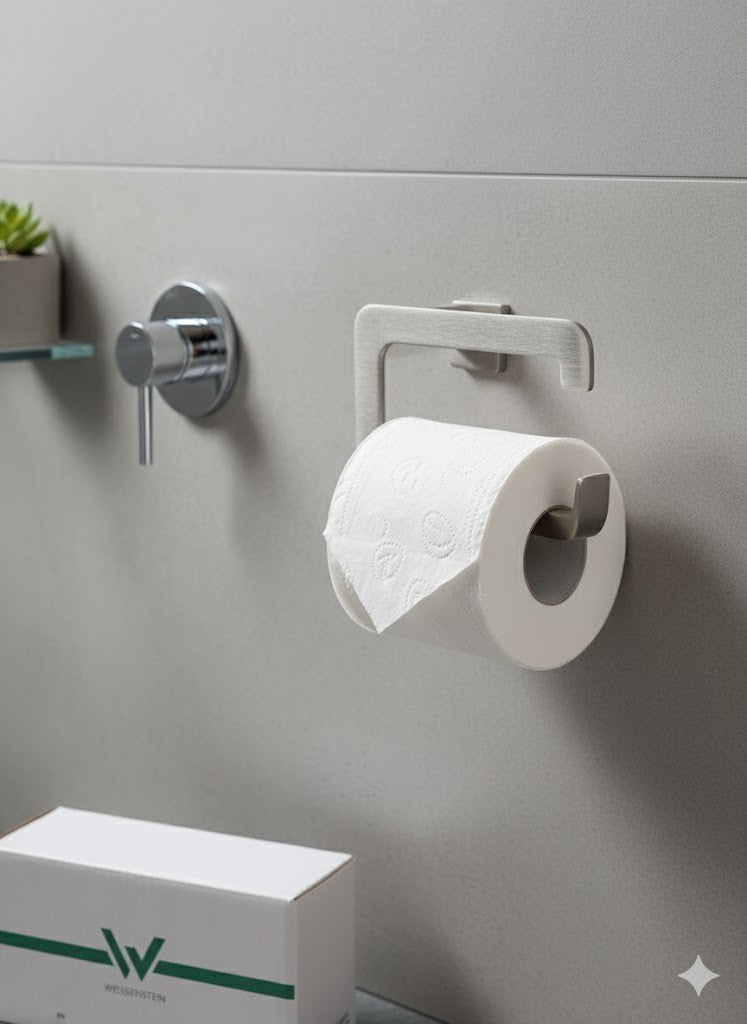 Weissenstein Toilettenpapierhalter WOMO Silber