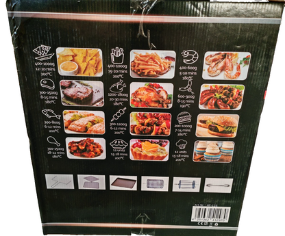 DMS XXXL Heißluftfritteuse 12L 1800W Airfryer Backofen Dörrautomat XXL HO-A22