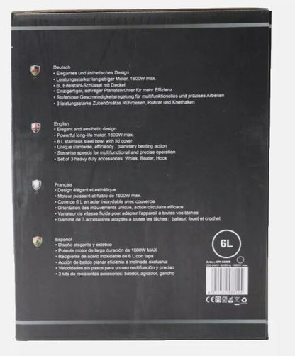 DMS Küchenmaschine KM-1600B 1600W Rührmaschine Teigmaschine