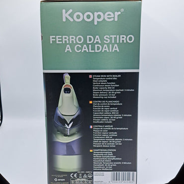 Kooper Dampfbügeleisen mit Boiler 2000W 850 ml