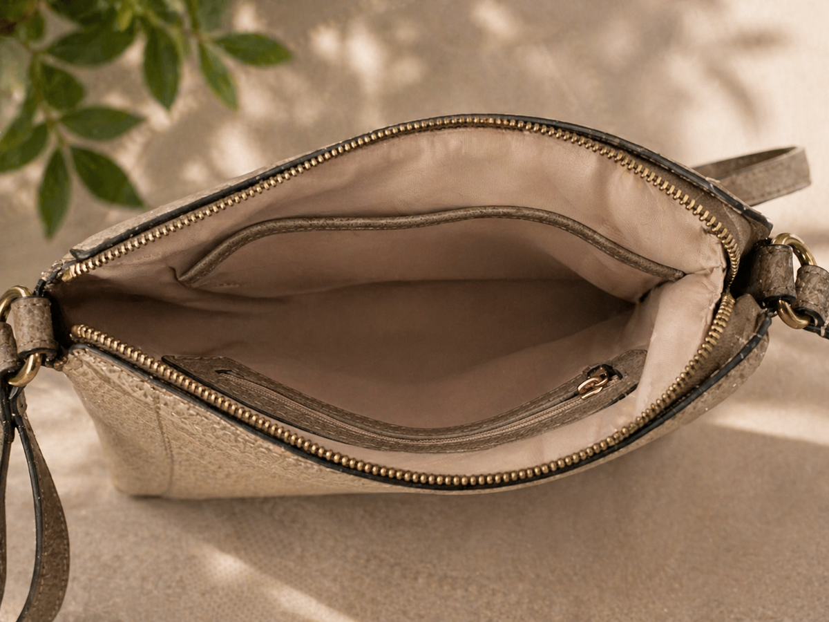 PICARD Lizzy 2329 Damen Umhängetasche Matcha Schultertasche Reptil Optik H3