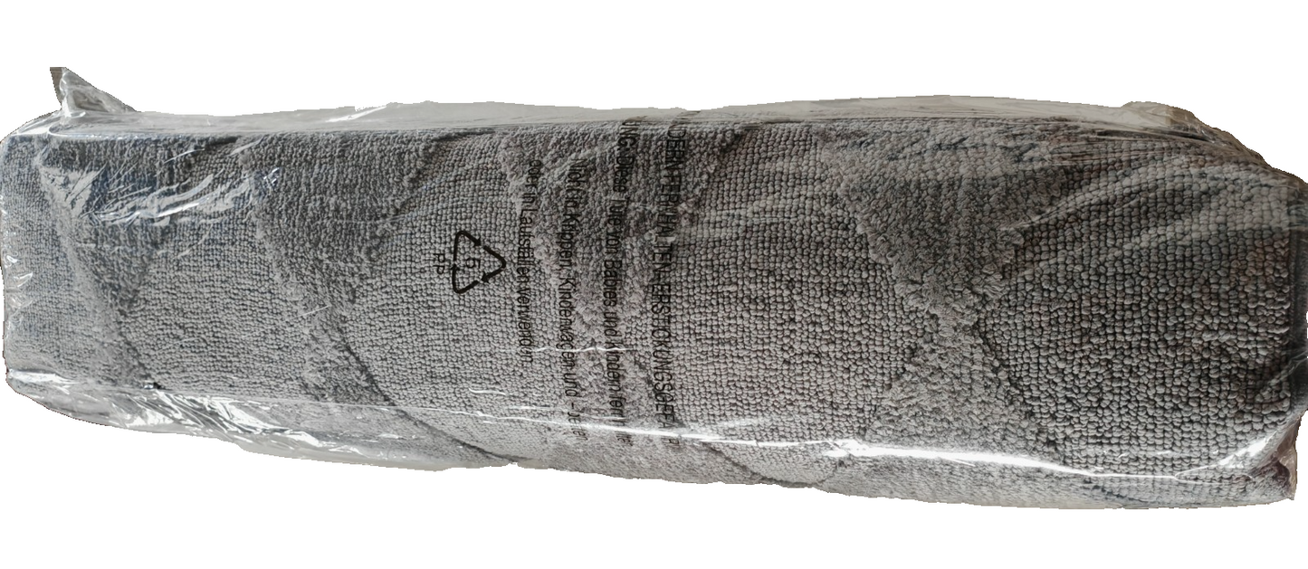 CASA FONDO 1 Läufer Rautenmuster Mikrofaser HeiQ Pure  ca. 80x300cm H-A25