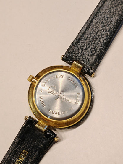 Carfier Edelstahl Uhr Damenuhr Armbanduhr Stainless Steel