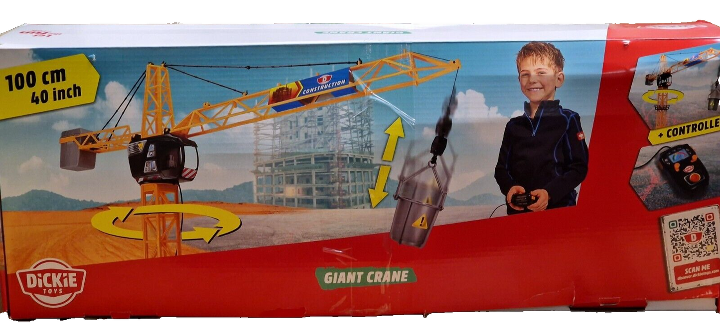 Dickie Mega Crane Elektrischer Kran mit Fernbedienung (201139012)