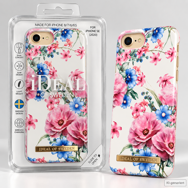 IDEAL OF SWEDEN Floral Romance Hülle iPhone SE 2020 8 7 6 6s Blumen Case A9