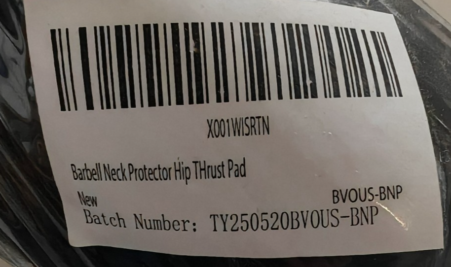 Langhantel Nackenpolster Hip Thrust Pad Kniebeugen Polster Fitness Schwarz A8
