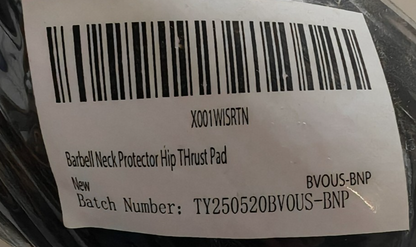 Langhantel Nackenpolster Hip Thrust Pad Kniebeugen Polster Fitness Schwarz A8