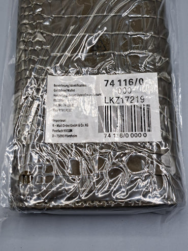 Geldbörse, Damen, 20 cm, Reißverschluss, Knopf