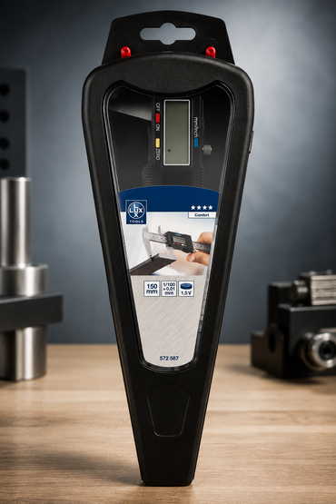 LUX-TOOLS Digitale Schieblehre 150mm Messschieber Digital Messgerät Präzision A2