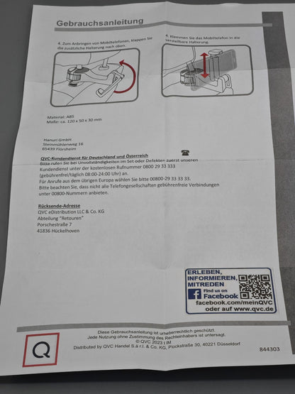 QVC Rücksitz Handyhalterung Auto 2 Stück