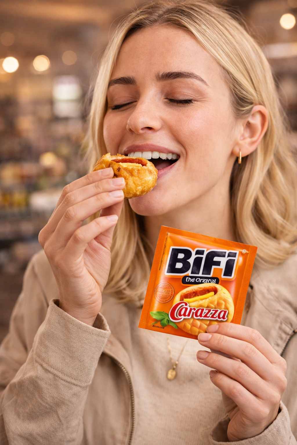 BiFi Carazza Original 24er Pack 72x40g Pizzasnack Salami Snack Vorratspack 31.07