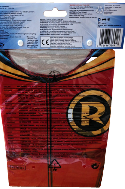 Rubie's DC Comics Robin Kostüm Set Kinder 3-6 Jahre Weste Maske Fasching