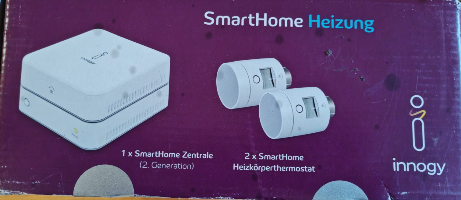 Innogy Smart Home Heizungssteuerung Set – 2 Thermostate & Zentrale Einheit
