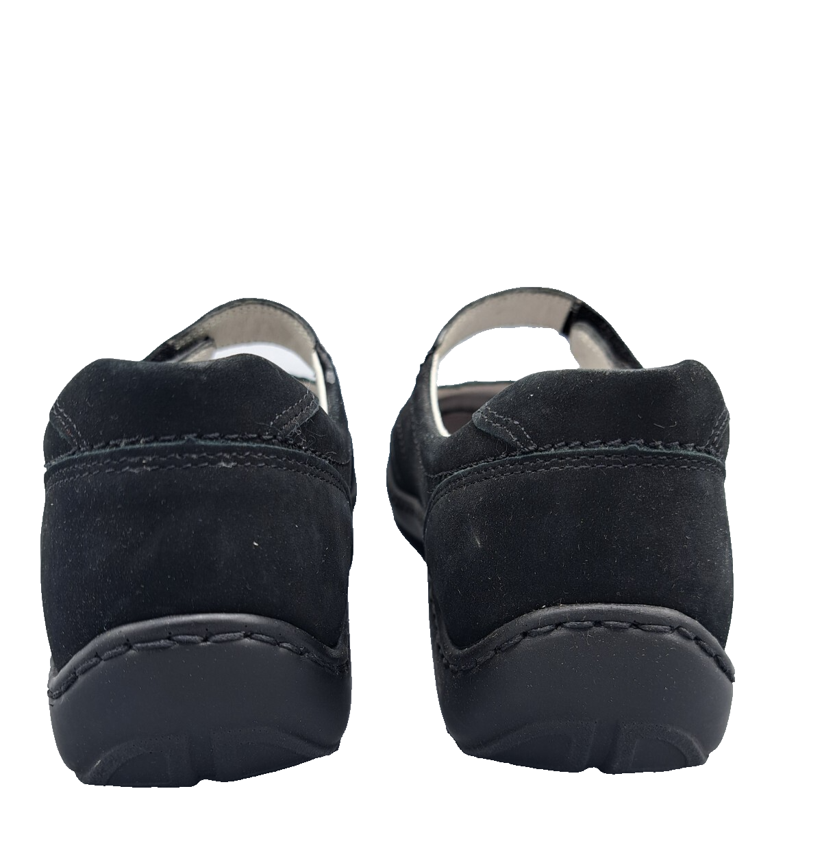 Waldläufer Pro Aktiv Damen Schuhe Gr. 36 Schwarz Klett Halbschuhe Weite H