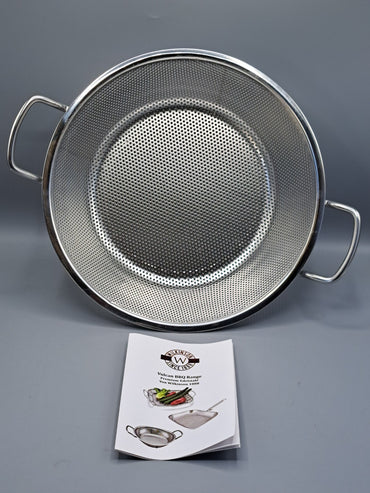 Wilkinson Grillpfanne, Vulcan BBQ Range, Rund 32 cm, Premium-Edelstahl