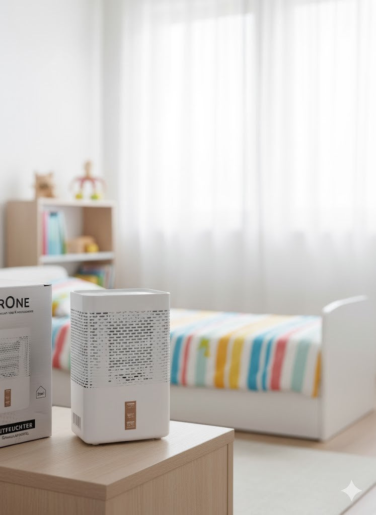 Bonaura Airone Luftentfeuchter für Wohn-Schlaf und Kinderzimmer