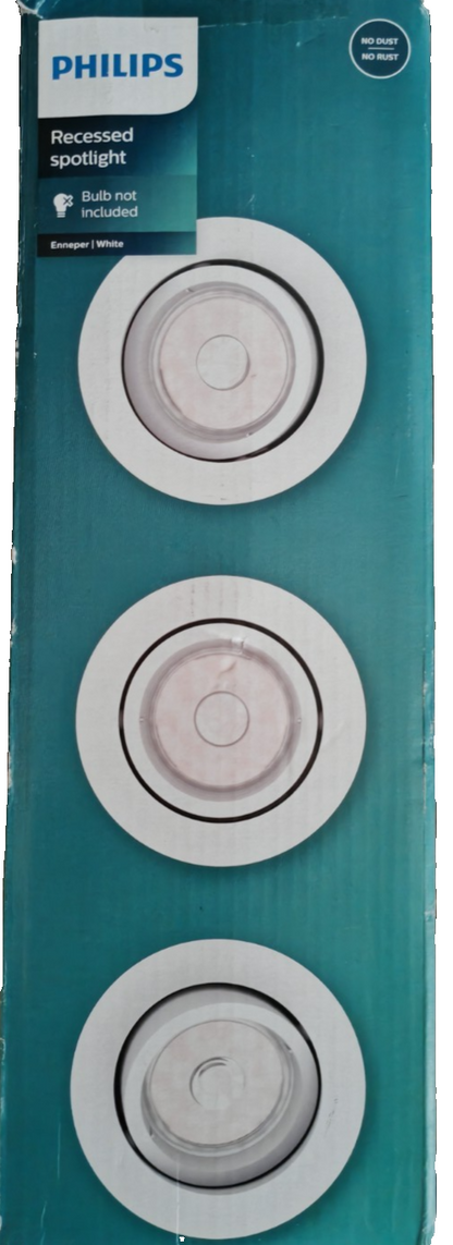 Philips Enneper 3x Einbaustrahler GU10 Weiß schwenkbar Spot 50183/31/PN HA35