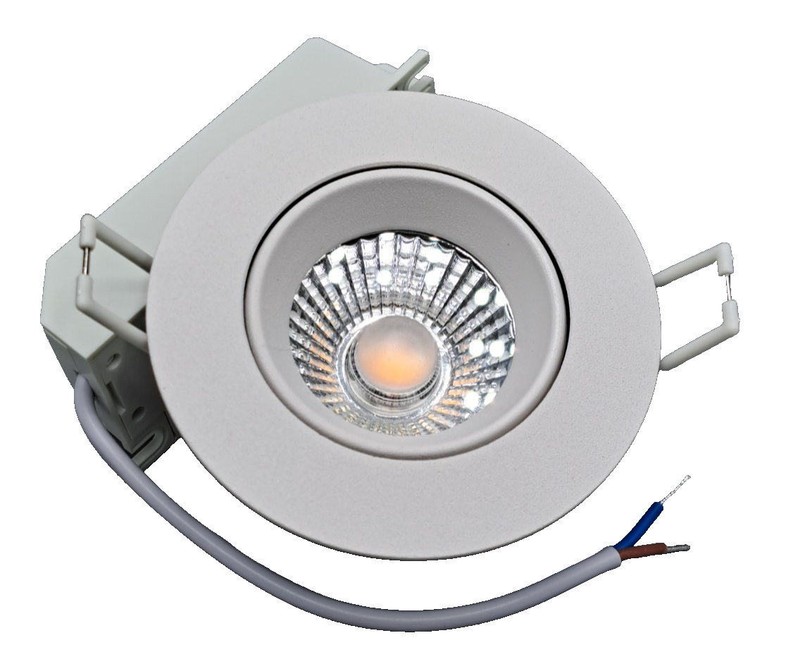3x CViTEC Aris LED Einbaustrahler 11W 700lm 3000K Dimmbar Schwenkbar Weiß HA35