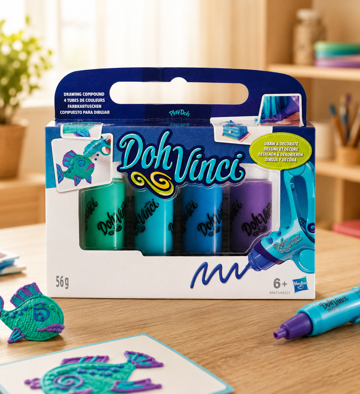 Dohvinci 4 Farbkartuschen Designen Dekorieren Kreativ Bastelset