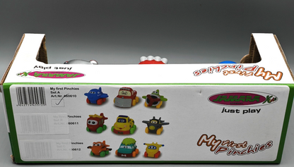 JAMARA My First Pinchies Set A 3 Fahrzeuge Baby Motorikspielzeug ab 12 Monate D4