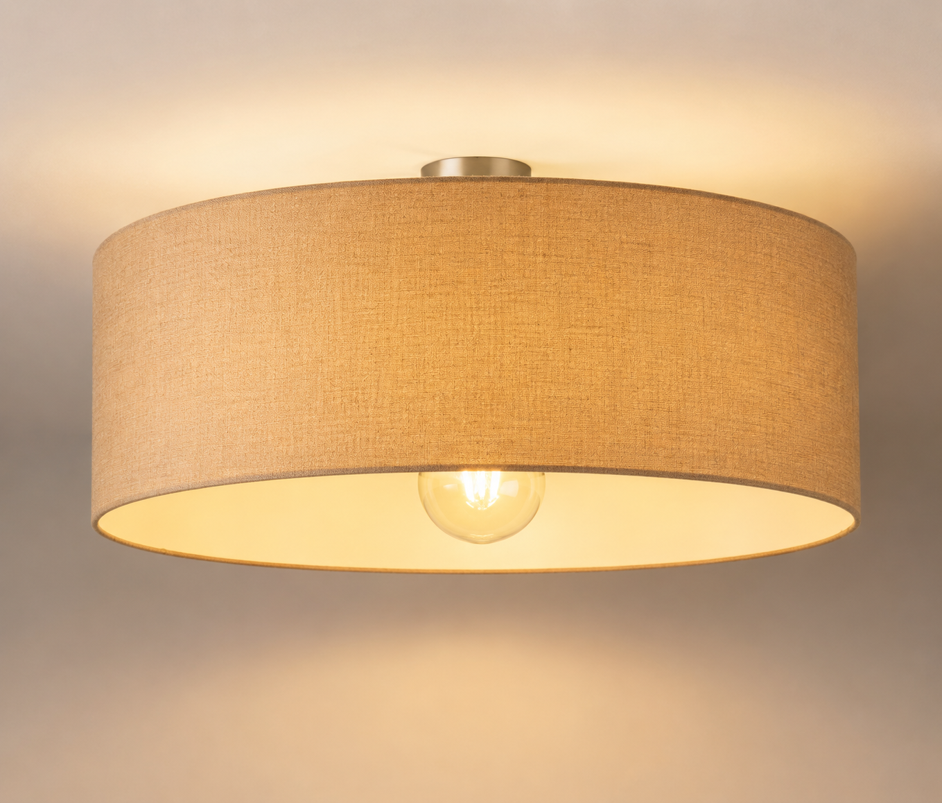Navaris Runde LED Deckenleuchte modern energieeffizient Wohnzimmer Lampe