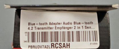 Wireless 2in1 Audio Receiver Transmitter Bluetooth Sender Empfänger Adapter A8