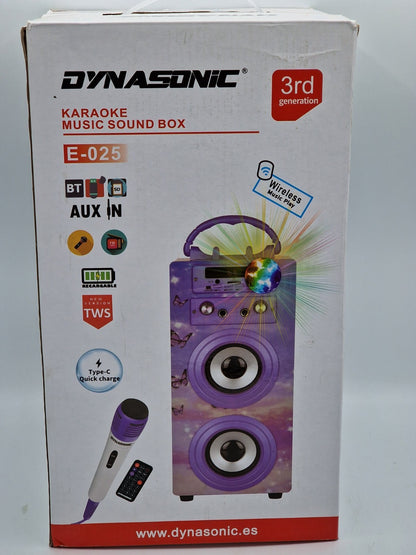 🔊 DYNASONIC 025-18 Bluetooth Lautsprecher – Stylisch, kraftvoll & vielseitig!