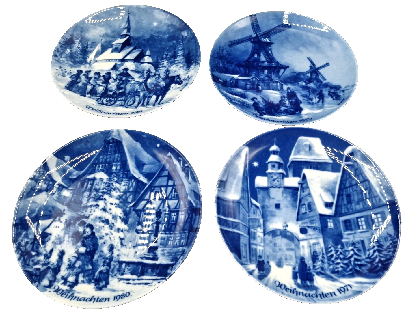 Berlin Design Sammlerteller Weihnachtsteller 12er Set