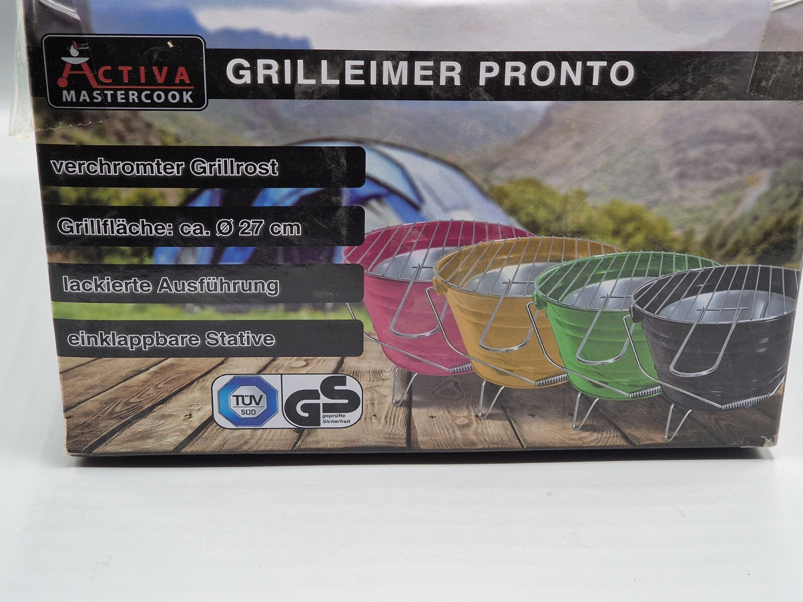 Activa Mastercook Grilleimer Pronto Schwarz