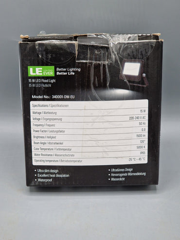 LE Lighting Ever, 15 W LED Flutlicht, 1500 lm
