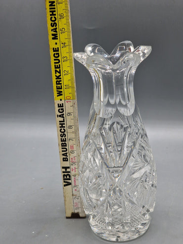 Antiquität, Glasvase, Hochwertig, Sammler, Dekoration, 13cm hoch
