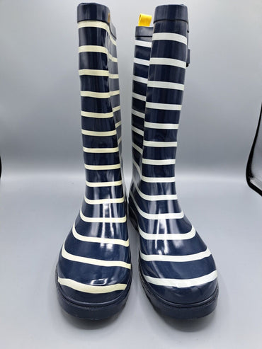 Mytoys Damenschuhe, Gummistiefel,  Größe 40, Blau/weiss