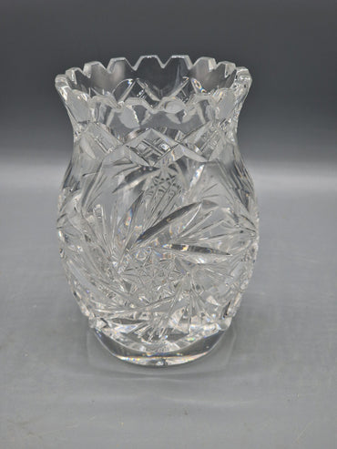 Antiquität, Glasvase, Hochwertig, Sammler, Dekoration, 12cm hoch