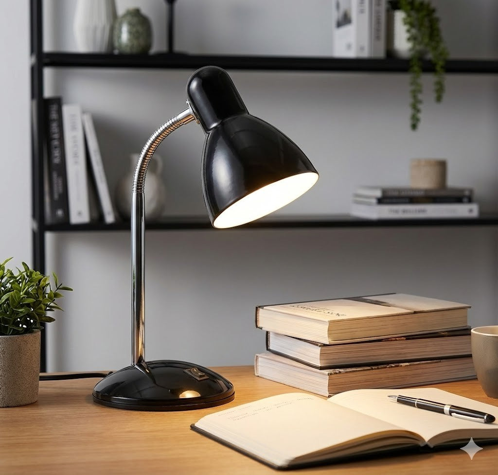 Brilliant Allison Schreibtischlampe Arbeitsleuchte Leseleuchte verstellbar Schwa