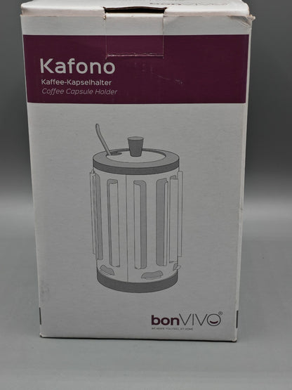 BonVivo Kafono Kaffeekapselhalter 25 Kapseln Espresso Kapsel Organizer