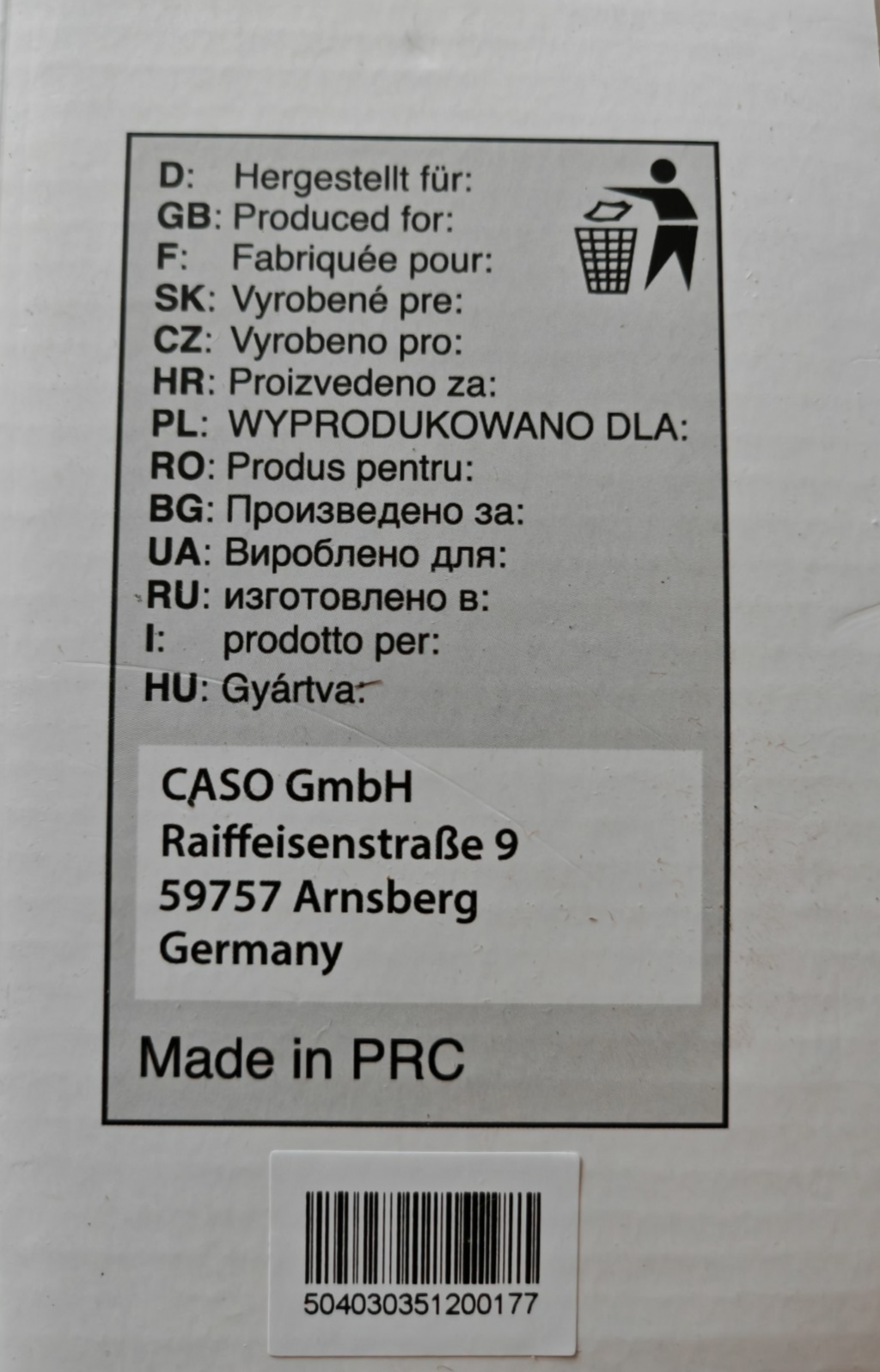 CASO Juice Fit Slow Juicer Entsafter 40 U/min 105mm XL Einfüllöffnung Saft C5