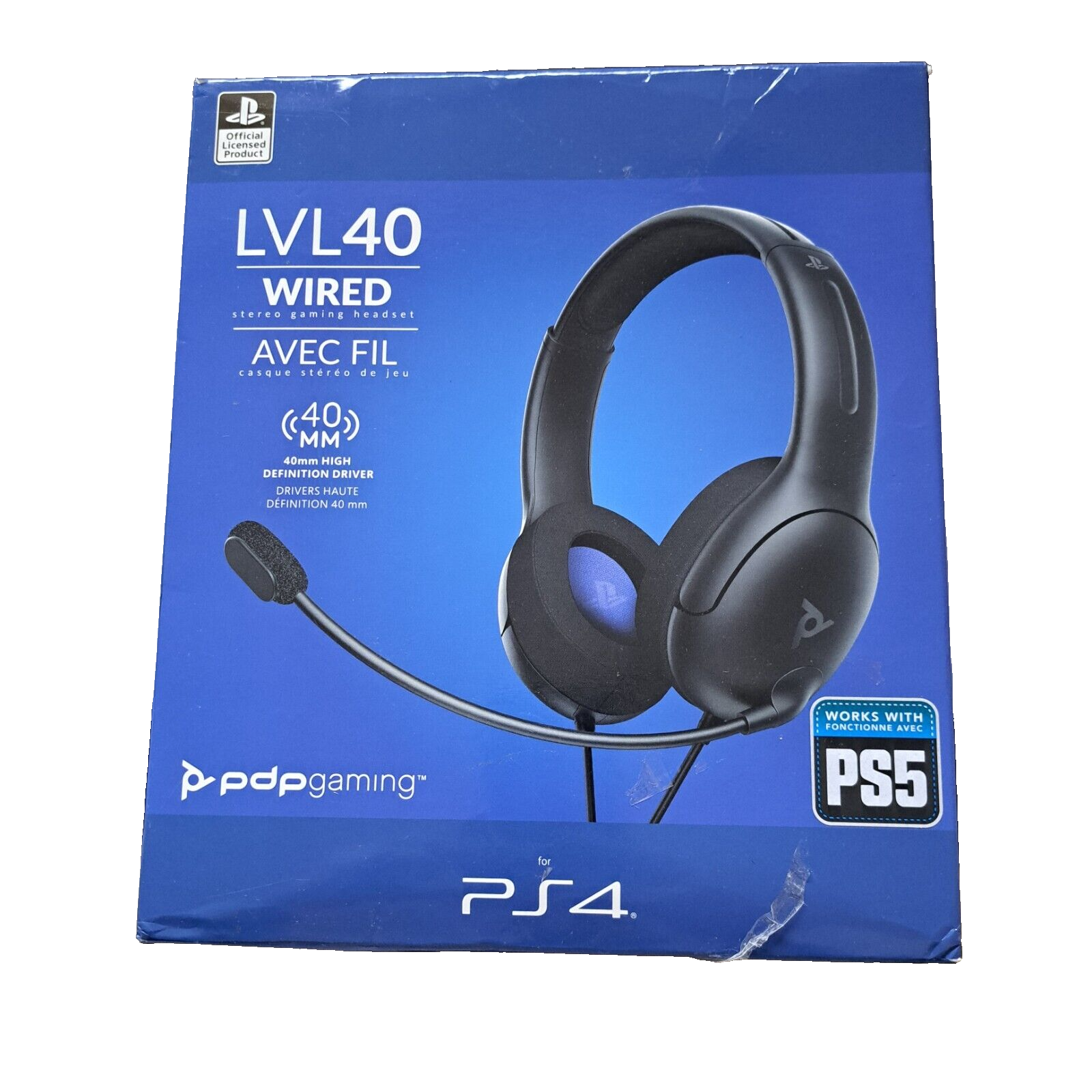 PDp Gaming LVL 40 Wired Headset PS4, PS5, PC, IPad....