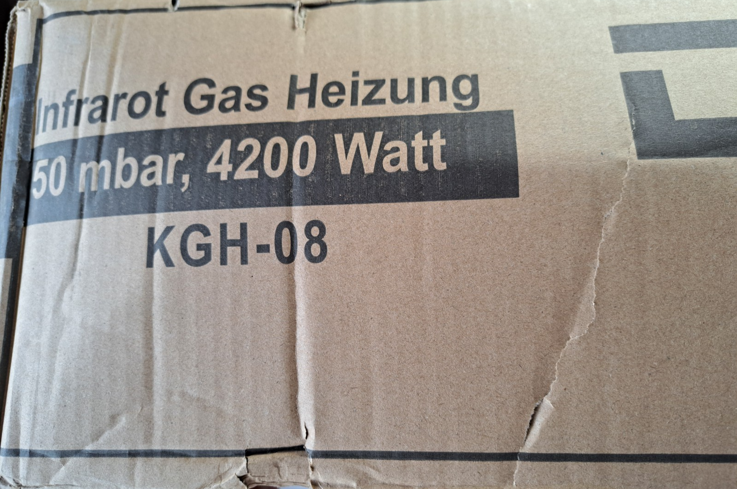 DMS® Gasheizofen 4200W – Gasheizung Infrarot Heizgerät Gasheizer ✅