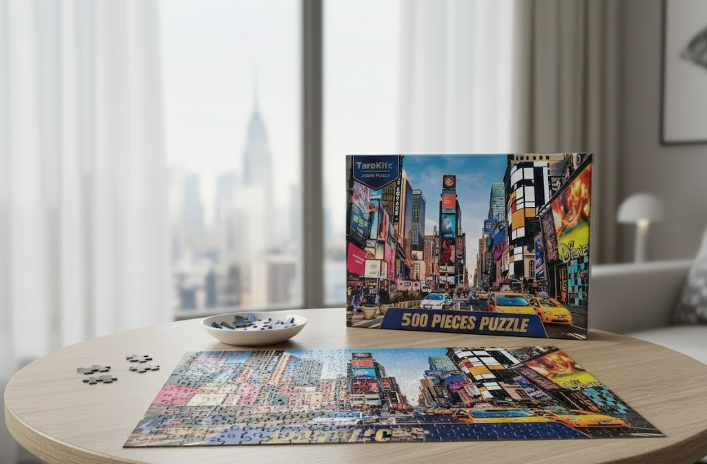 TaroKitc Puzzle 500 Teile New York Skyline Stadt Panorama Erwachsenenpuzzle D7